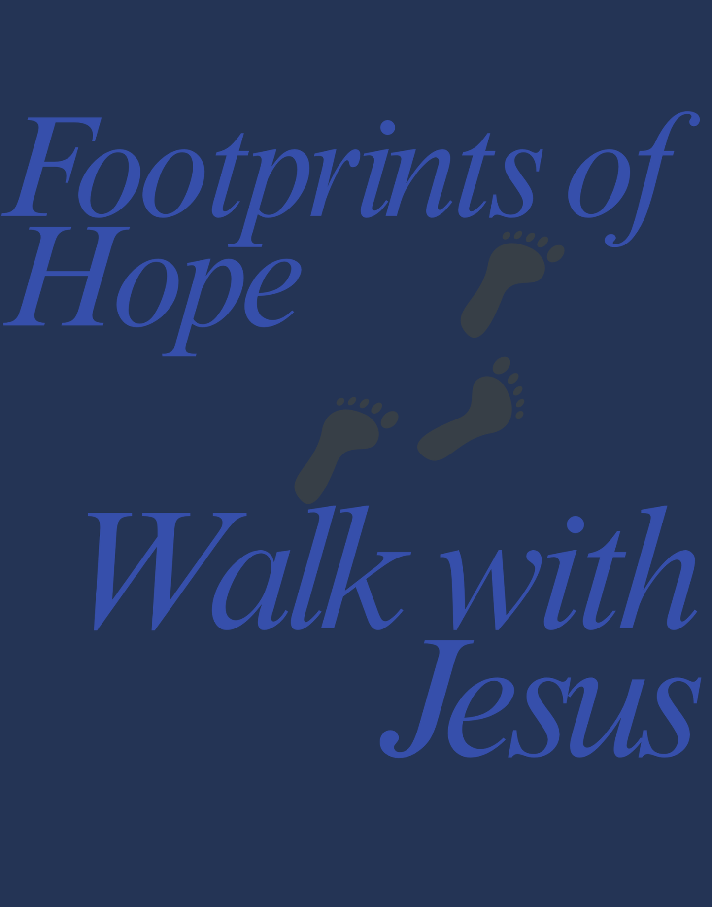 Footprints of Hope T-Shirt