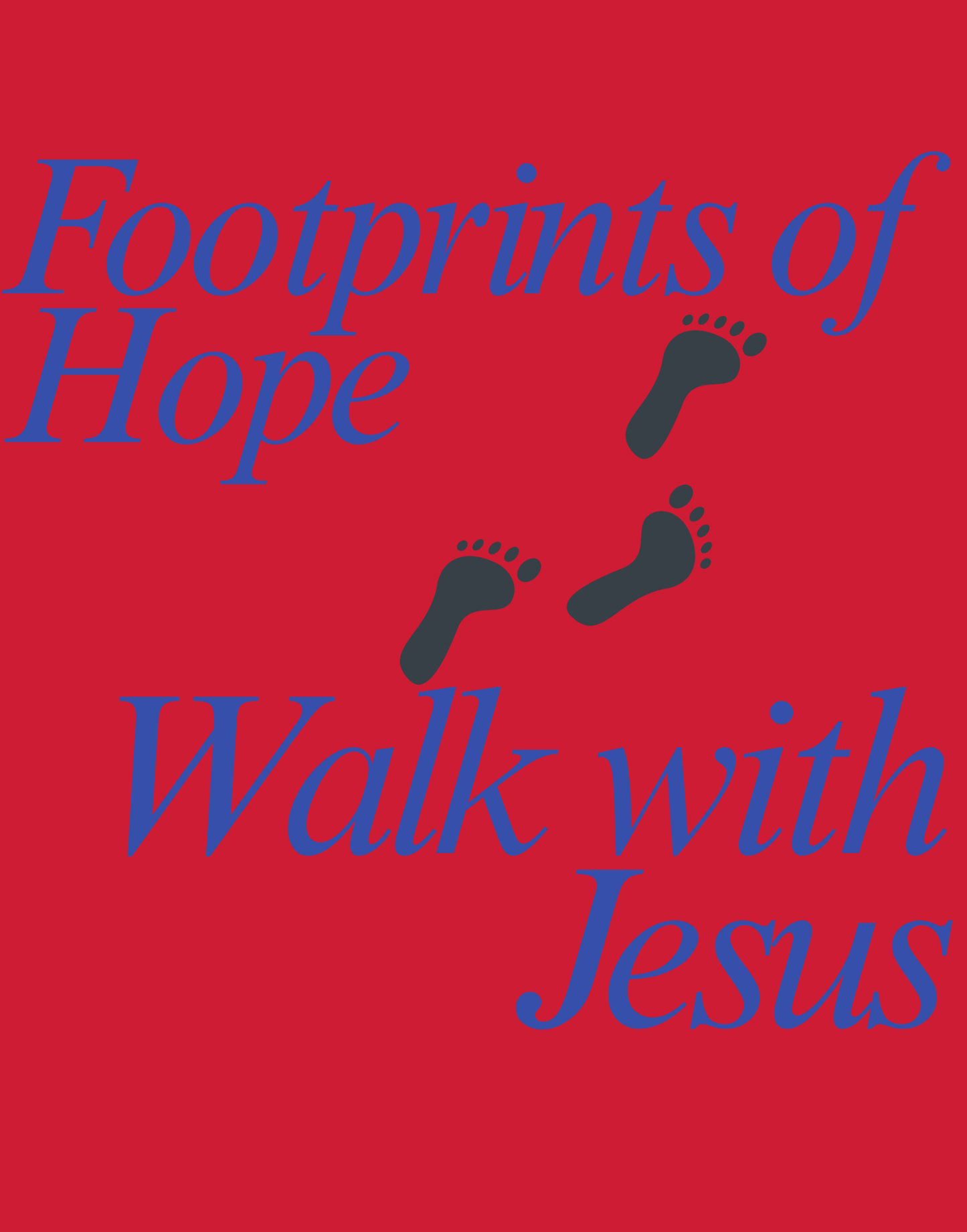 Footprints of Hope T-Shirt