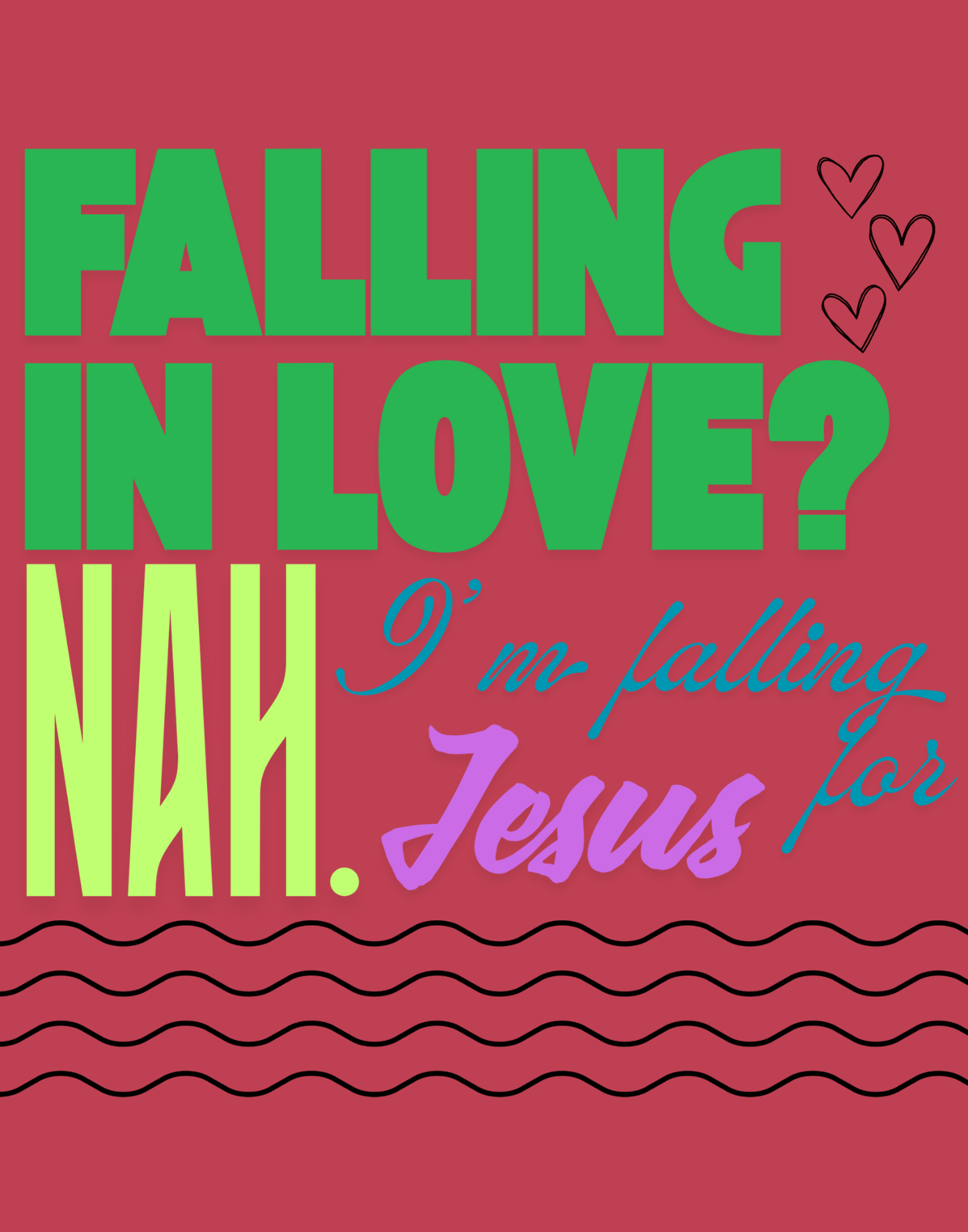 Falling For Jesus T-Shirt