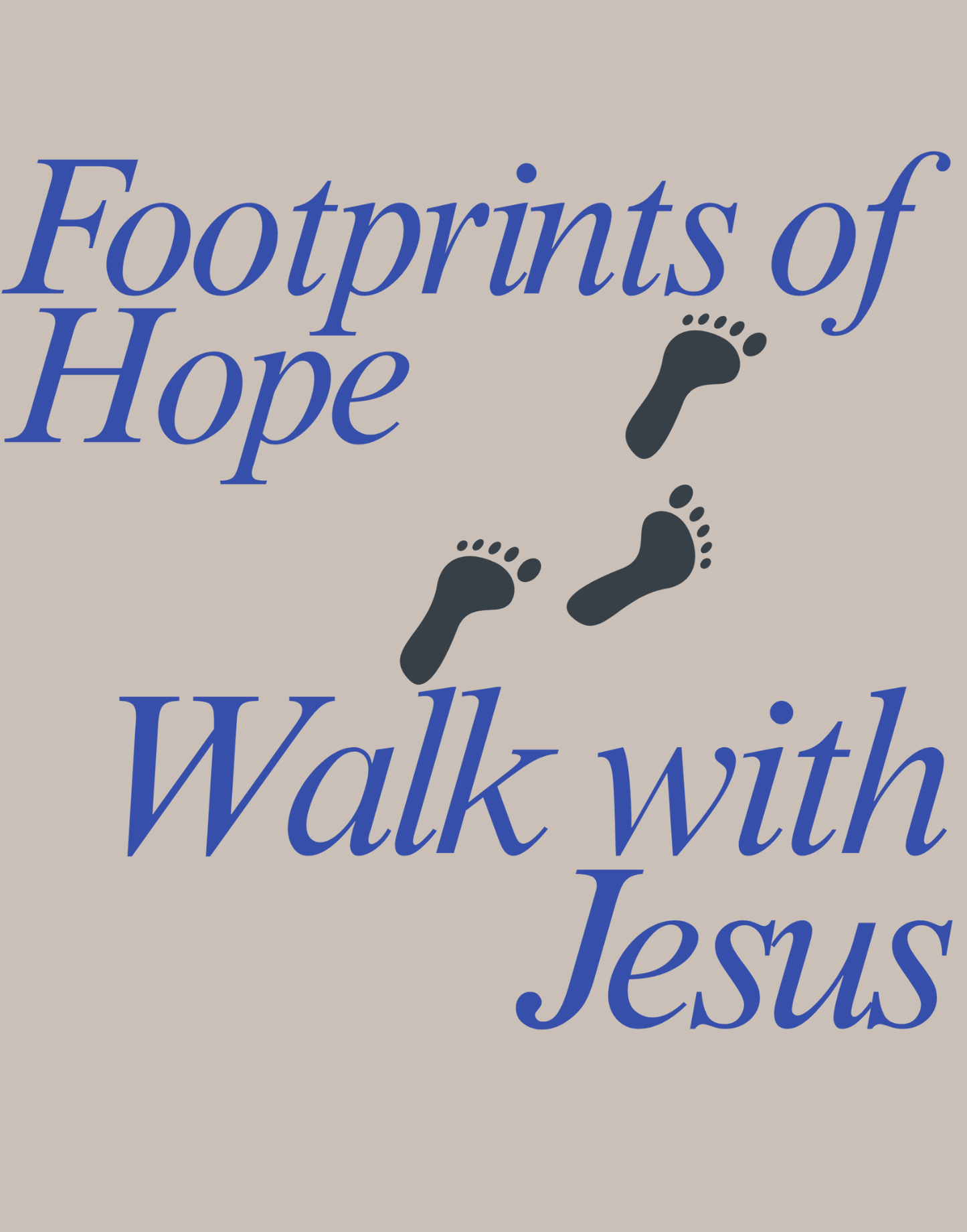 Footprints of Hope T-Shirt