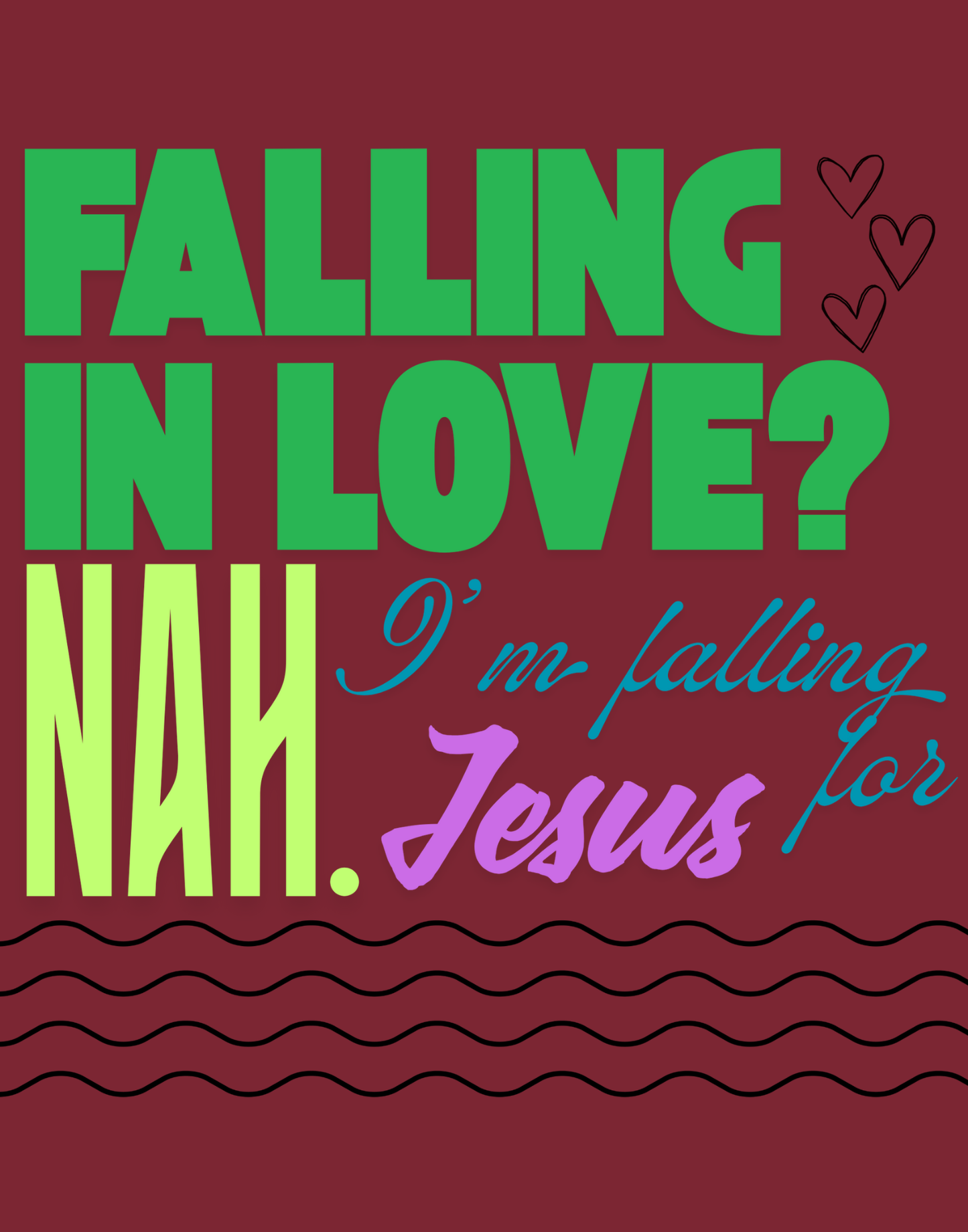 Falling For Jesus T-Shirt