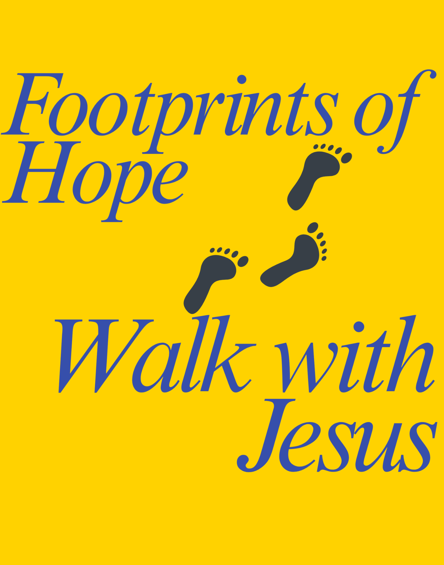 Footprints of Hope T-Shirt