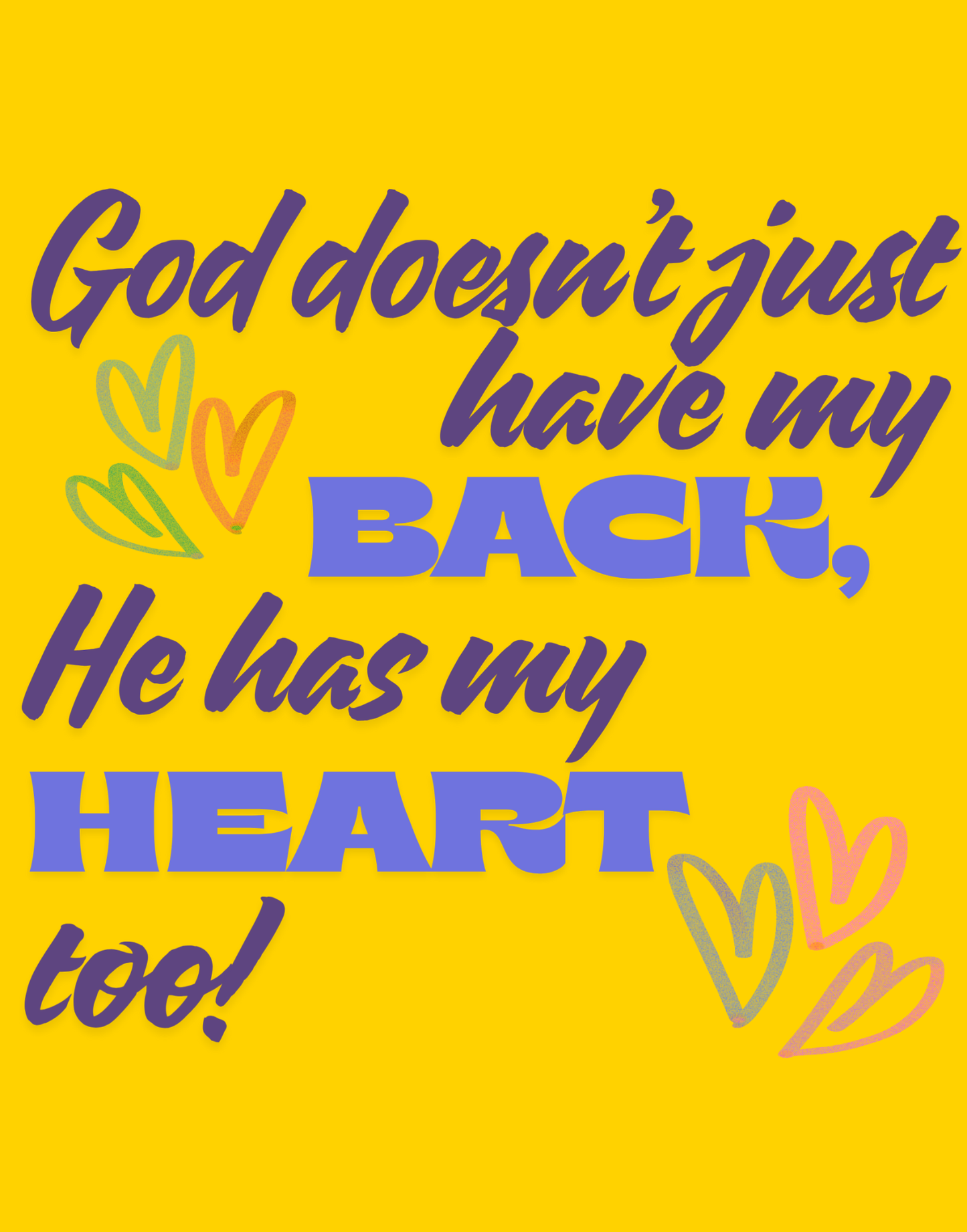 He Has My Back And Heart T-Shirt